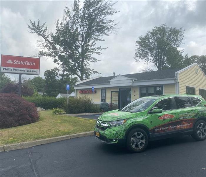 servpro sales truck at state farm agency