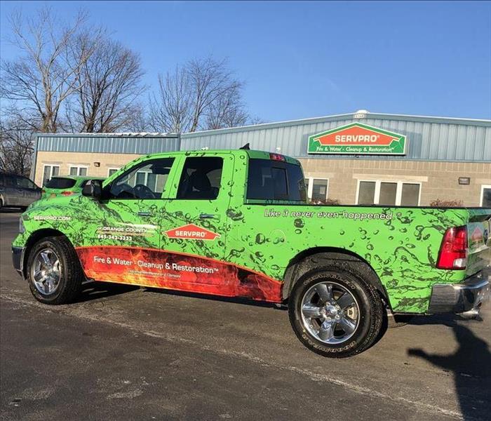 SERVPRO Service Vehicle in all its splendor